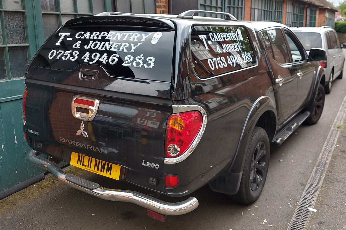 IMG_20190501_181302911_HDR T-Carpentry Vehicle Signs