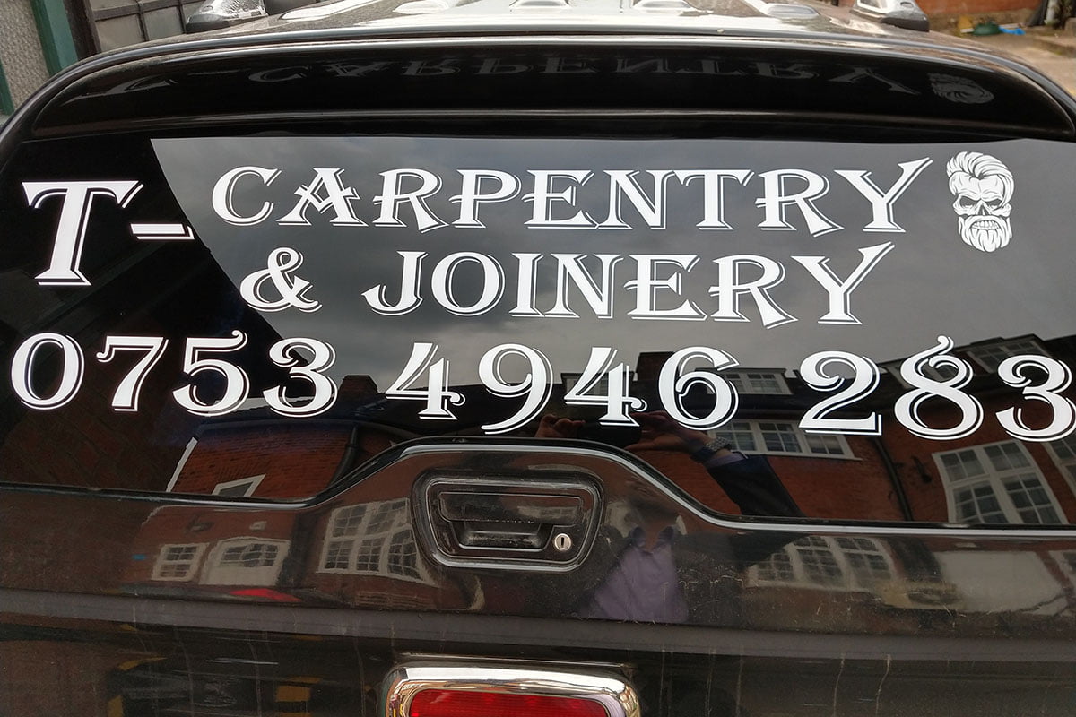 T-Carpentry Vehicle Signs T-Carpentry Vehicle Signs