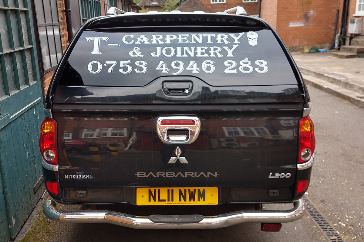 IMG_20190501_181317404_HDR T-Carpentry Vehicle Signs