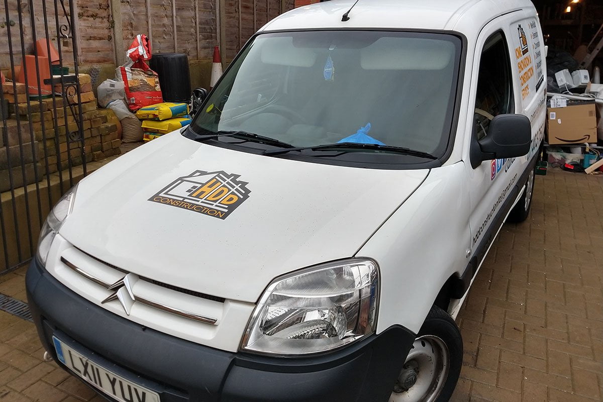 HDD Construction Van Signs HDD Construction Van Signs