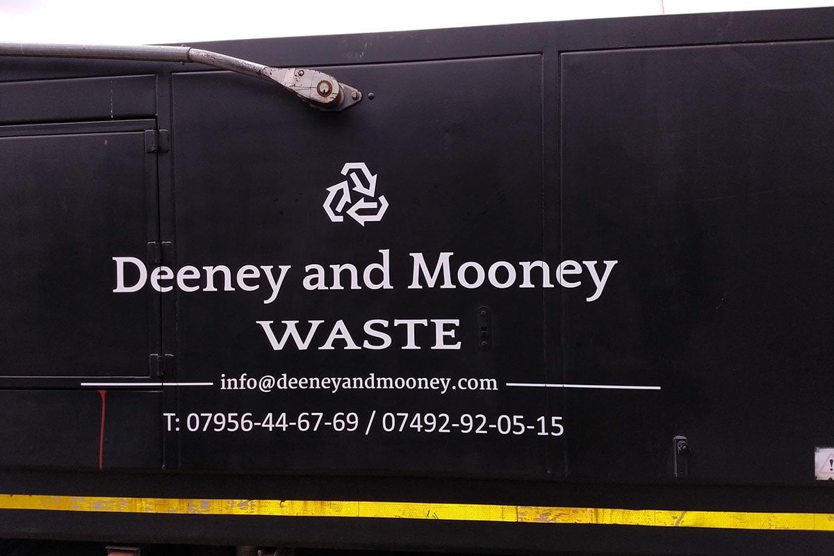 IMG_20200516_115903066 Waste Truck Signage - Deeney & Mooney