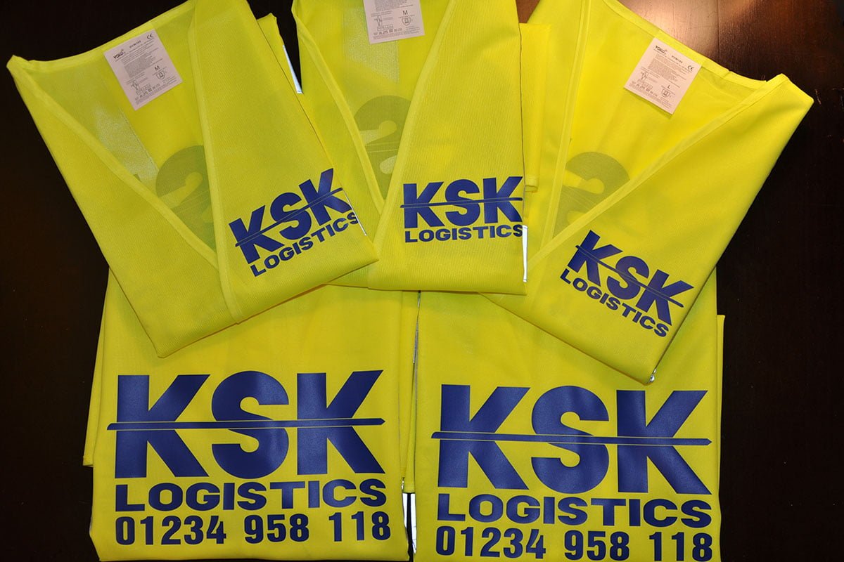 KSK Logistics Vests 4 KSK Logistics Hi-Viz Vests