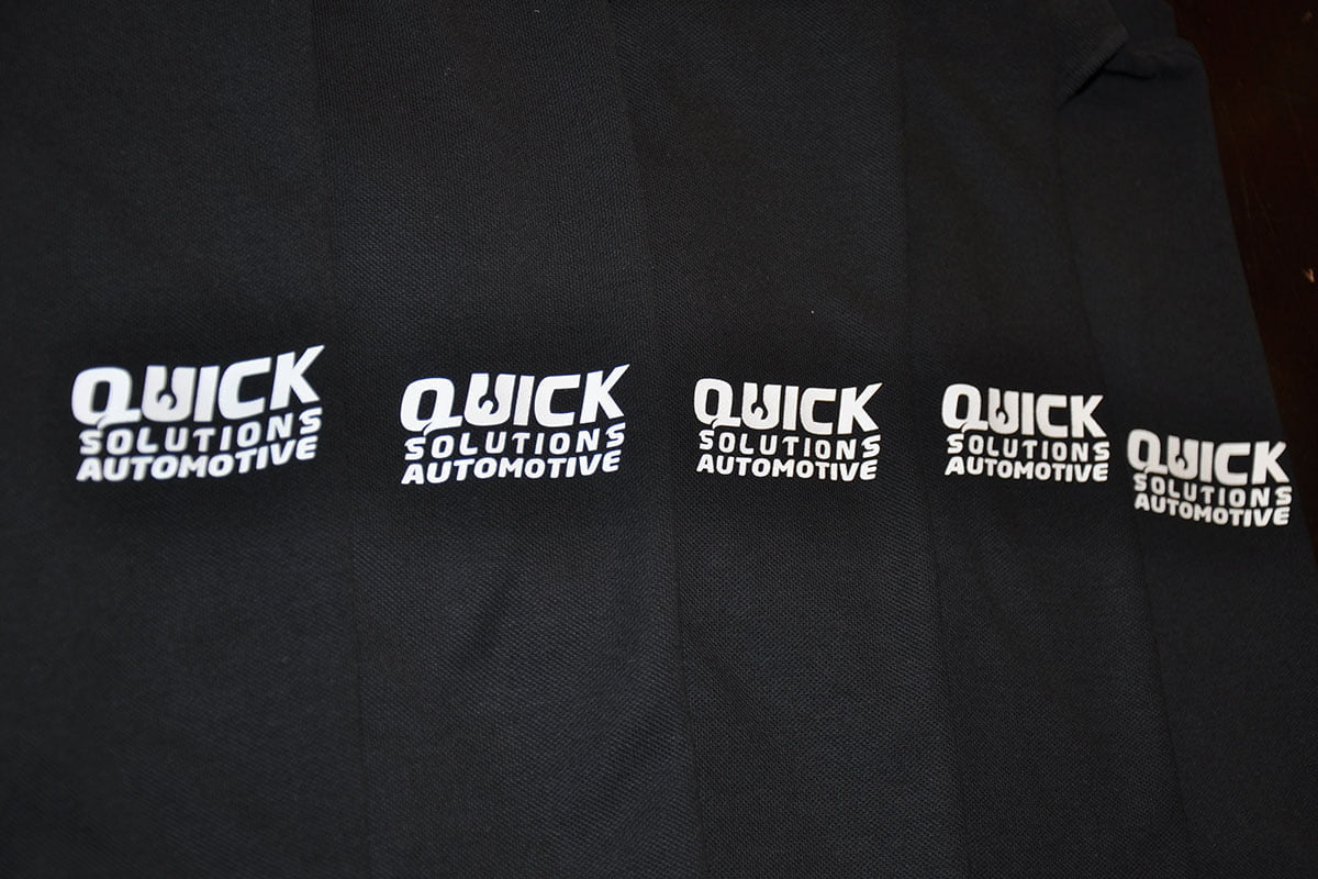 Quick Solutions Automotive Printed Polo Shirts 2 Quick Solutions Automotive Printed Polo Shirts