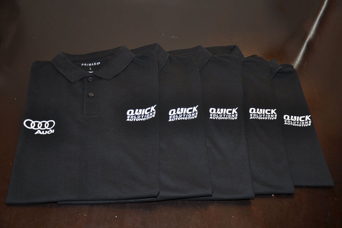 Quick Solutions Automotive Printed Polo Shirts 3 Quick Solutions Automotive Printed Polo Shirts