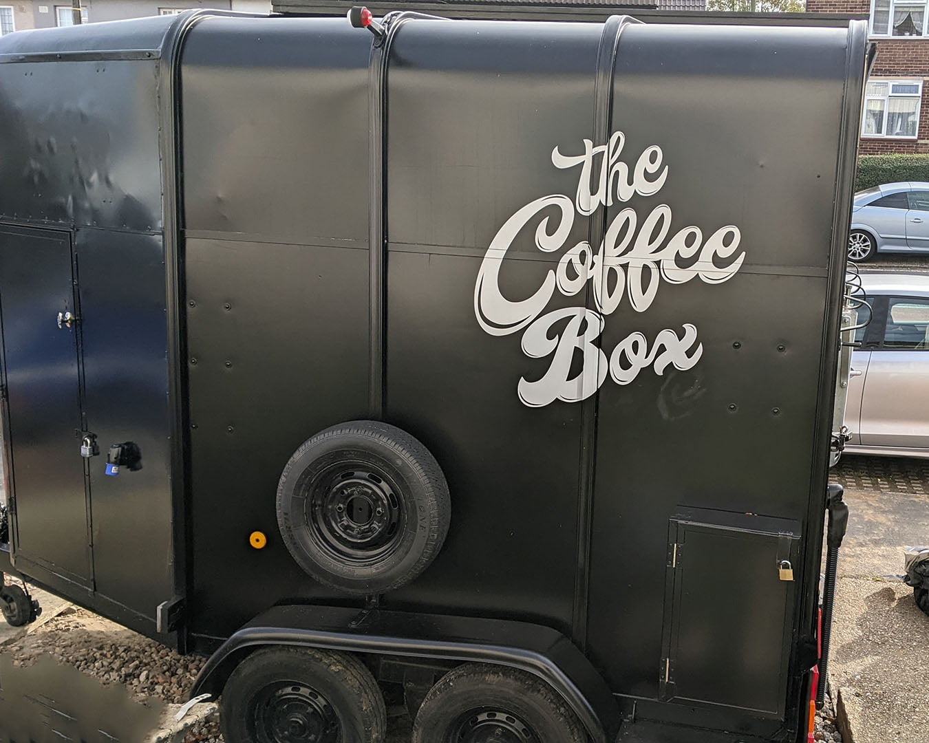 The Coffee Box Van Signage The Coffee Box Van Signage