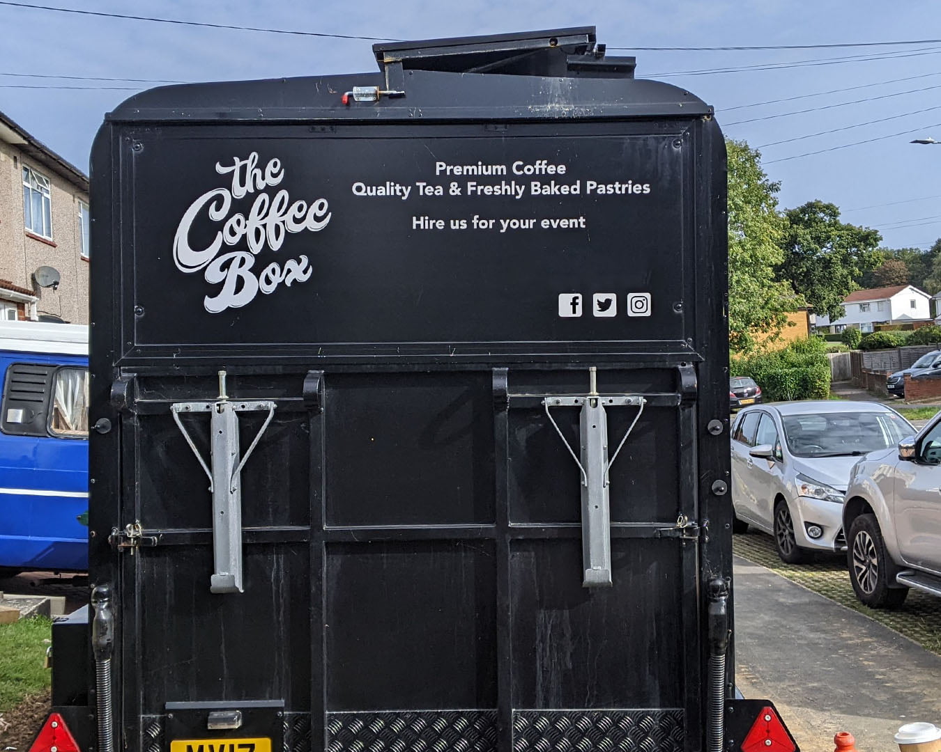 The Coffee Box Van Signage The Coffee Box Van Signage