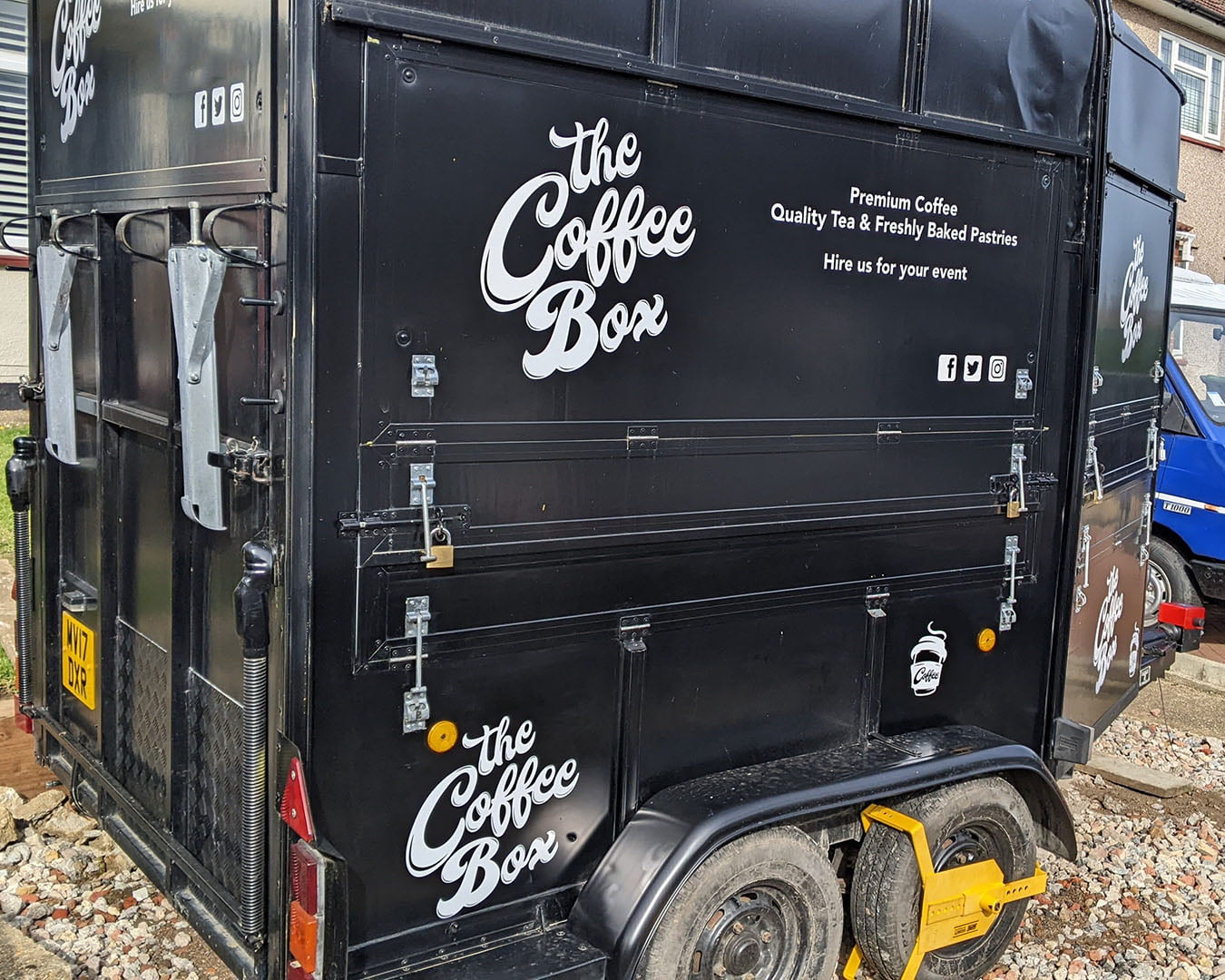 The Coffee Box Van Signage The Coffee Box Van Signage