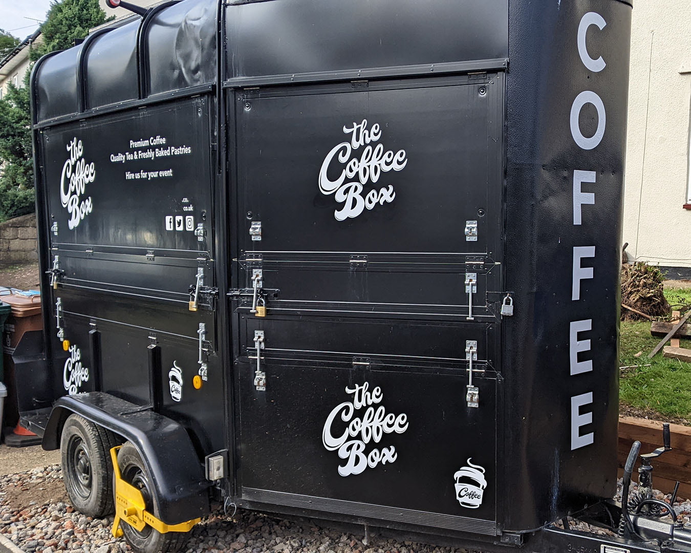 The Coffee Box Van Signage The Coffee Box Van Signage