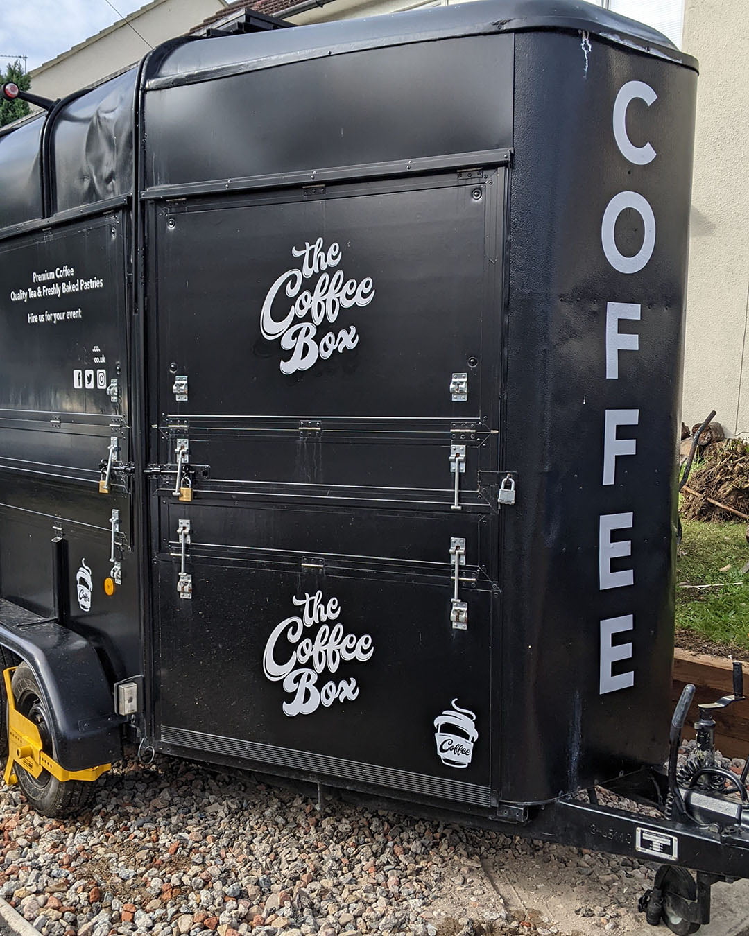 The Coffee Box Van Signage The Coffee Box Van Signage