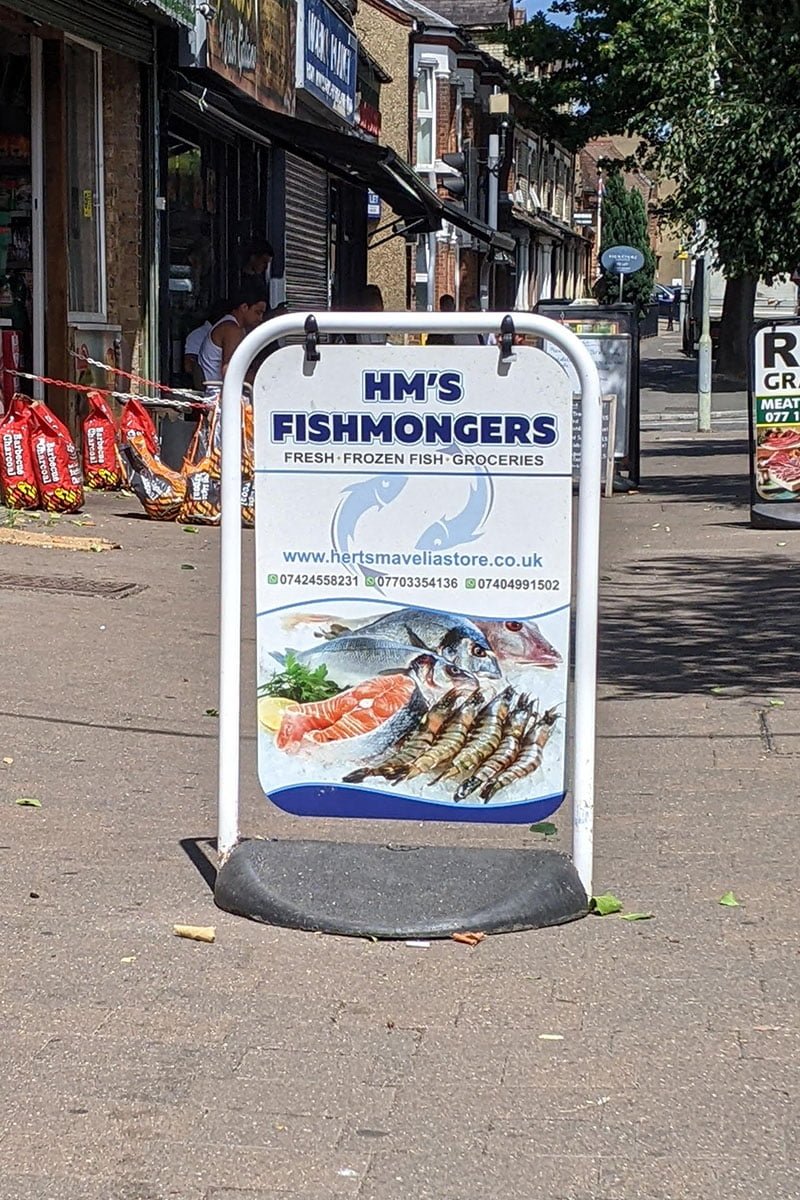 HM Fishmonger Swing Sign HM Fishmonger Swing Sign