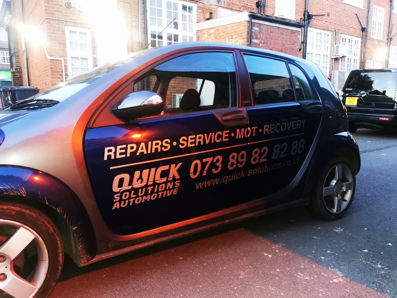 Quick Solutions Automotive Mini Car Signage Quick Solutions Automotive Mini Car Signage